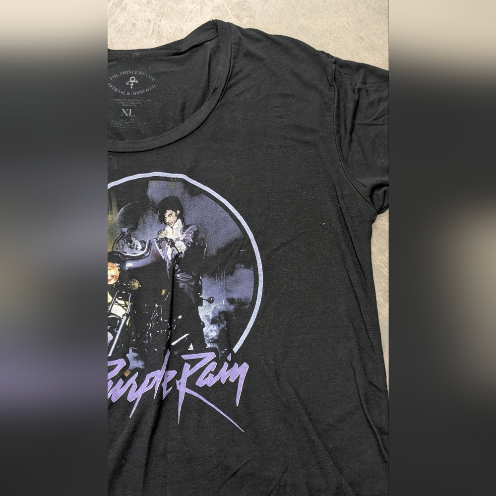 Prince Purple Rain Graphic T-Shirt, X-Large
